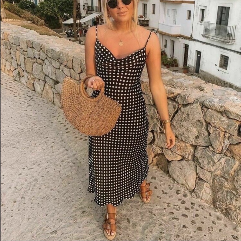 Polka Dot Zara slip dress